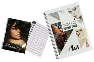 Carnets de rendez vous - Planning - Agenda - Matériel coiffure