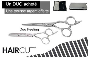 - Duo Ciseaux Feeling  + trousse silver Haircut offerte