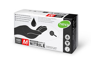 Boite de 100 gants nitril noir medium