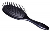 Brosse ovale noire avec picots