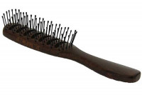 Brosse plate en bois de hêtre & poils nylon