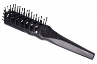 Brosse squelette tunnel large noire Denman