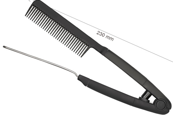 Peigne coiffure - Peigne pour lisser - Peigne lissage brésilien embout  métal -  - HP COIFFURE
