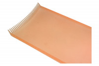 Palette extra longue dentée