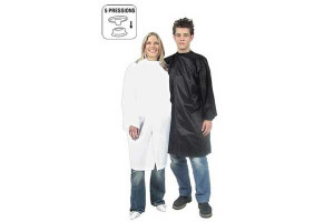 - 55% Peignoir Newix Blanc Politex avec pressions