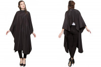 - Peignoir coiffure poncho protect noir