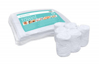 - Lot de 6 serviettes blanches pour chauffe serviettes