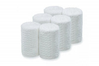 Lot 6 serviettes blanches pour chauffe serviette