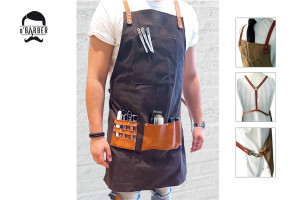 - Tablier Barbier coloris anthracite