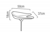Cuvette lave tête Borneo tige et applique