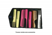 -  Etui de rangement pour 7 peignes/brosses