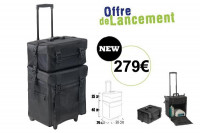 Valise Marylin Rolly top bas + top haut