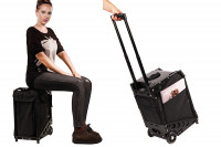 Valise Seating Case noire rolly