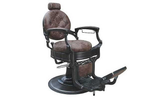 Fauteuil barbier Barock Marron