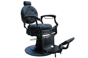 Fauteuil barbier Barock Noir