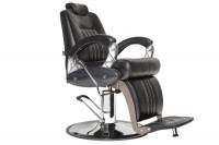 Fauteuil barbier Kingston noir