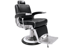 Fauteuil barbier Mustang noir