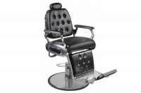 Fauteuil barber Triumph noir chromé