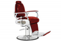 Fauteuil barbier vintage Milwaukee rouge