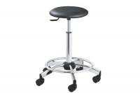 Tabouret de coiffure pied cerclé Beausoleil noir