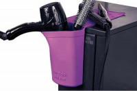 - Support séchoir-lisseur silicone violet